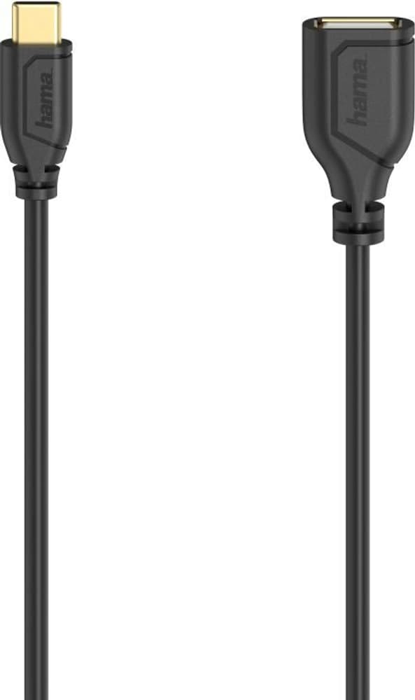 Cavo USB-C-OTG "Flexi-Slim", nero, 0.15m Cavo USB Hama 785300179447 N. figura 1