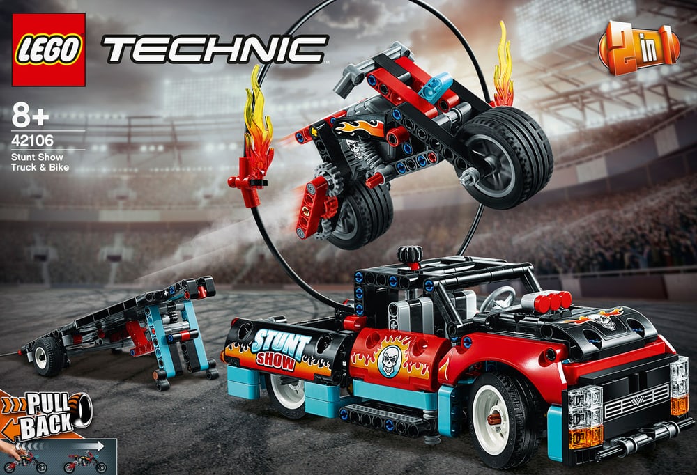 Technic 42106 Stunt-Show mit Truck und Motorrad LEGO® 74873080000019 Bild Nr. 1
