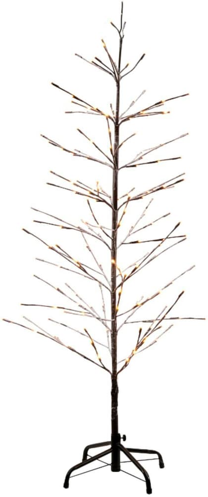 Albero di Natale a LED, 228 LED di neve marrone, H: 160cm Albero di Natale Sirius 785302444617 N. figura 1