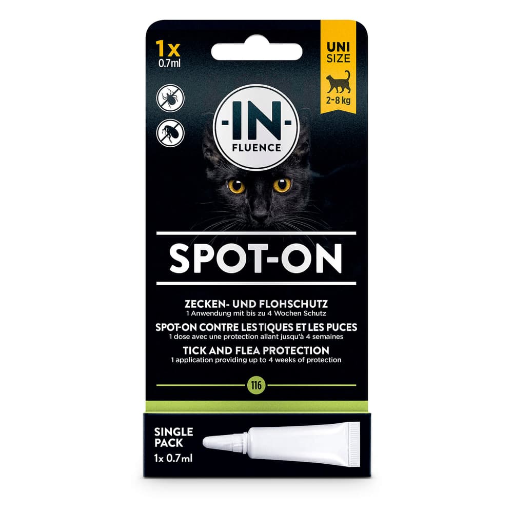 Spot-On chat, 1x 0.7 ml Gouttes anti-insectes meikocare 658370200000 Photo no. 1