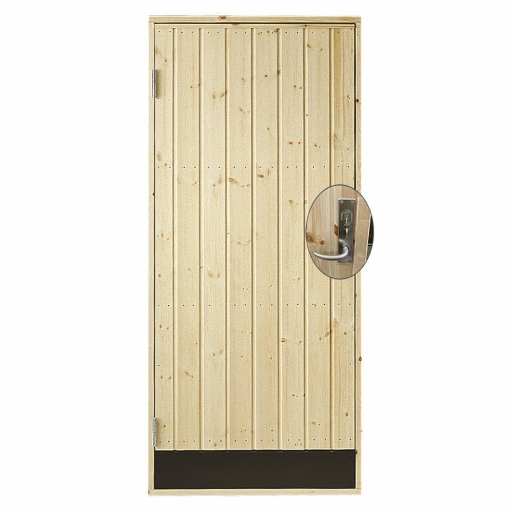 Kit porta d'ingresso laterale completo LA 88,6x197,8 cm Unbehandlet kit porta PLUS 669700109172 N. figura 1