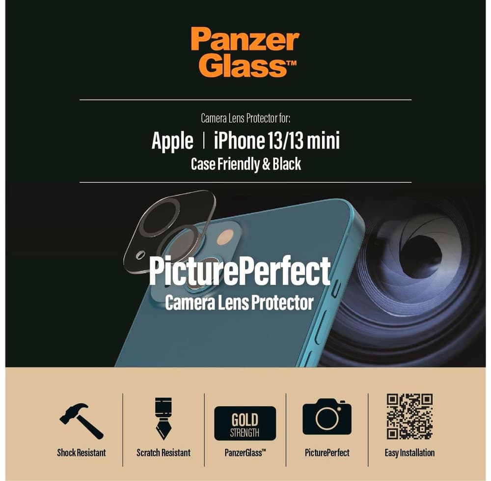 Camera Protector Apple iPhone 13 / 13 mini Protection pour objectif photo de smartphone Panzerglass 785302422942 Photo no. 1