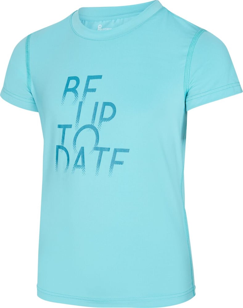 T-Shirt T-Shirt Perform 469341612844 Taille 128 Couleur turquoise Photo no. 1