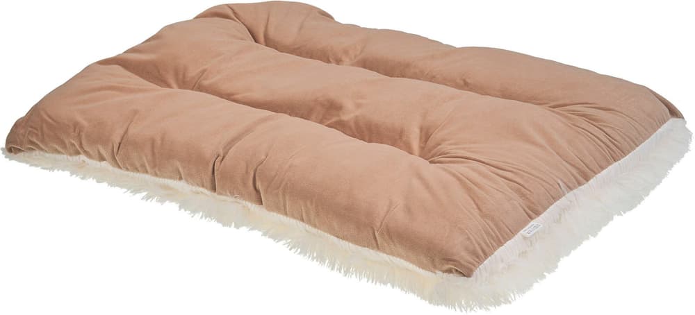 Cuccia velluto beige 60 x 45 cm ERGANI Letto per animali domestici Beliani 759260500000 N. figura 1