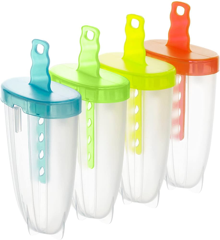 WAVE 4er-Set Eisform für Eis am Stiel, Kunststoff (PP) BPA-frei, mehrfarbig Eisform Rotho 604062900000 Bild Nr. 1