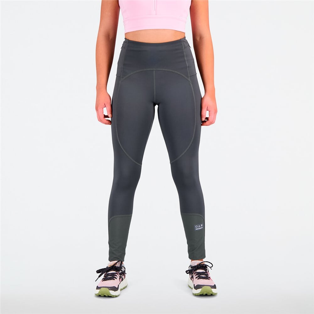 W Impact Run AT High Rise Tight Tights New Balance 469541800383 Taille S Couleur gris foncé Photo no. 1