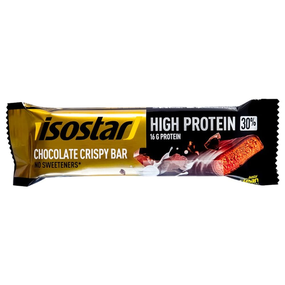 High Protein Bar Chocolate Crispy Proteinriegel Isostar 467334801000 Farbe 00 Geschmack Knusprige Schokolade Bild-Nr. 1