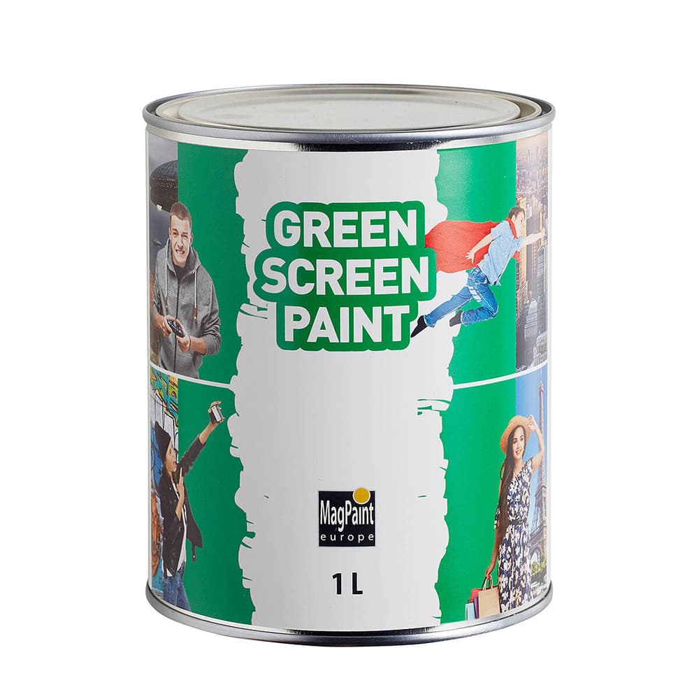 Vernice per schermo verde 1 l Pittura per pareti Magpaint 661515400000 N. figura 1