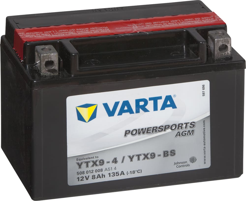YTX9-BS 8Ah Batterie moto Varta 620453500000 Photo no. 1