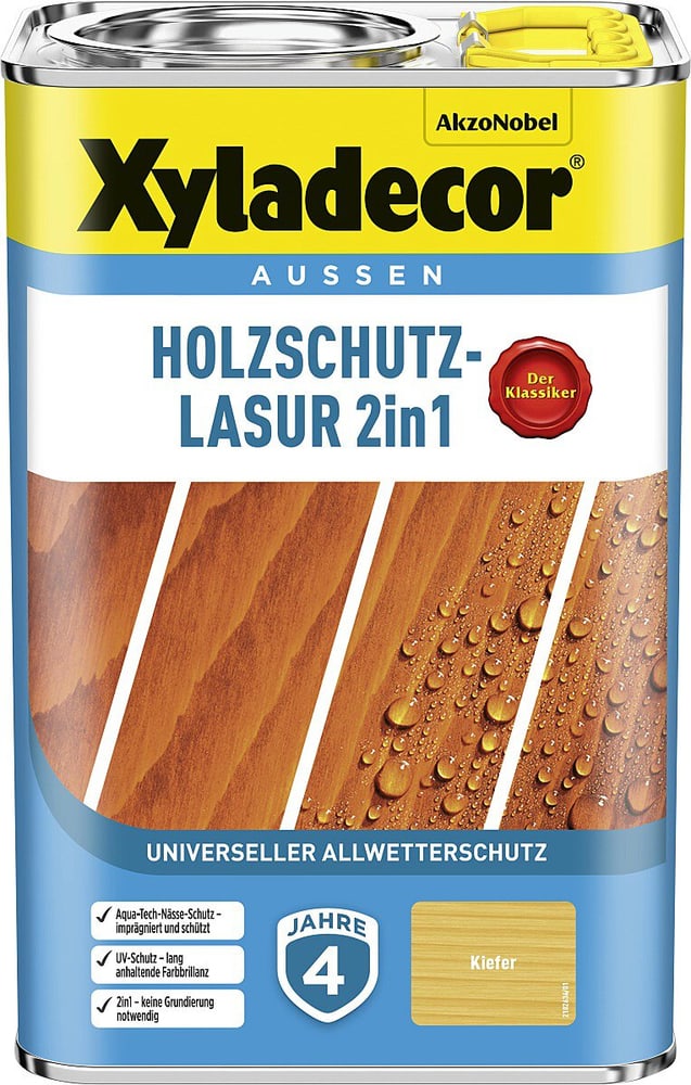 Holzschutz-Lasur Kiefer 4 L Holzlasur XYLADECOR 661516800000 Bild Nr. 1