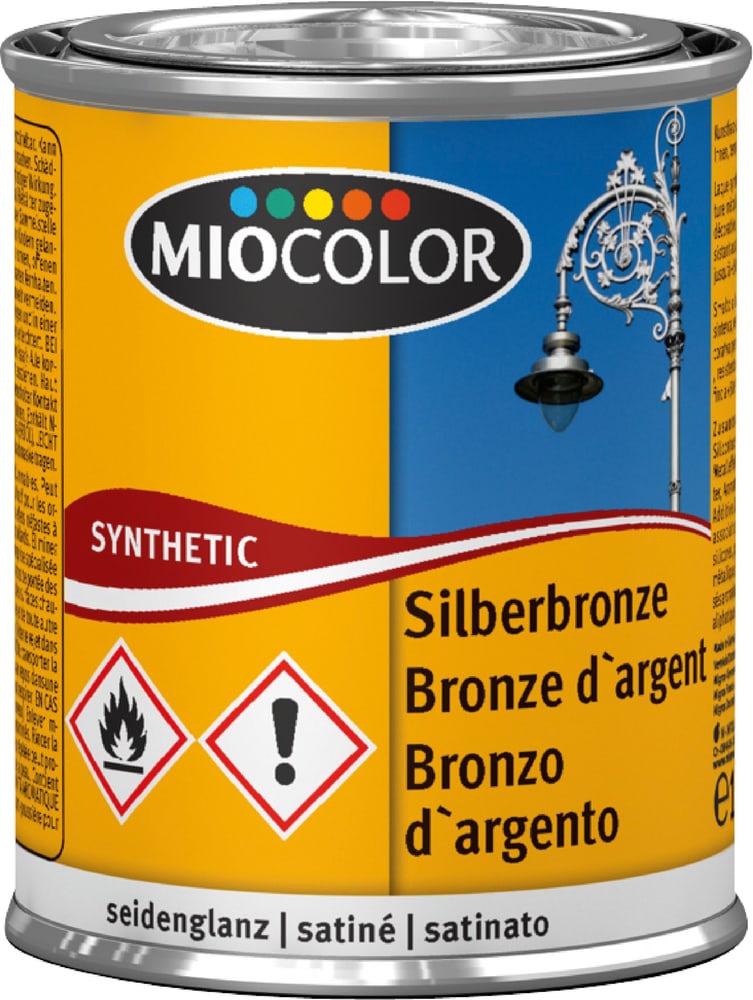 Bronzo d' argento satinato 125 ml Lacca sintetica Miocolor 661444500000 N. figura 1