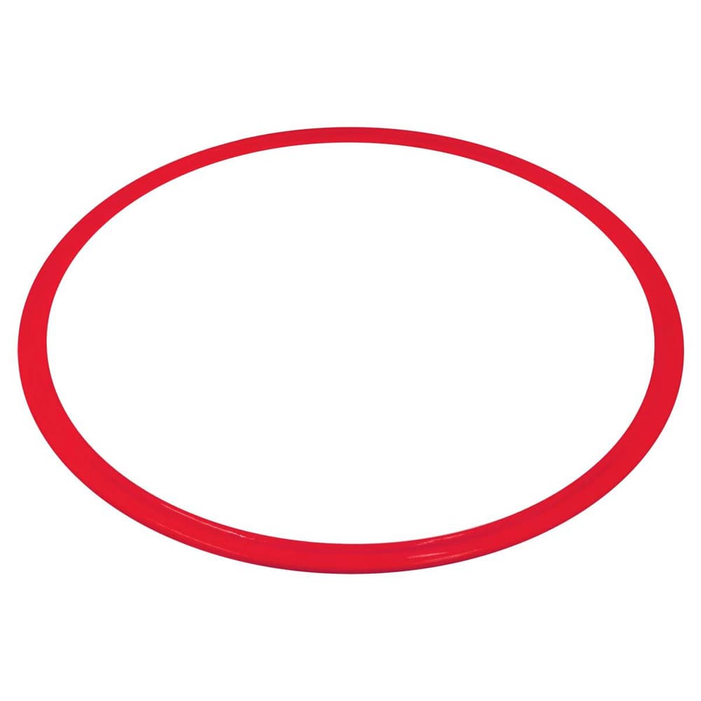 Cerchio di agilità in plastica piatto in PVC Ø 40 cm | Rosso Anello Hula Hoop GladiatorFit 469596200000 N. figura 1
