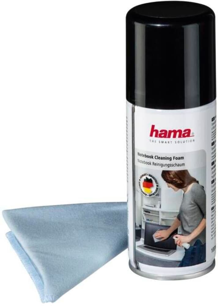 Schiuma detergente per notebook, 100 ml, incluso panno Detergente per dispositivi Hama 785300182208 N. figura 1