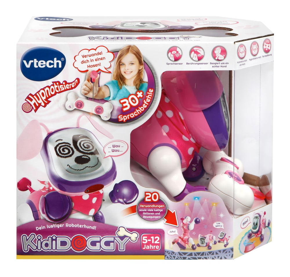 Kididoggy Robot Dog pink (D) VTech 74523519000216 No. figura 1