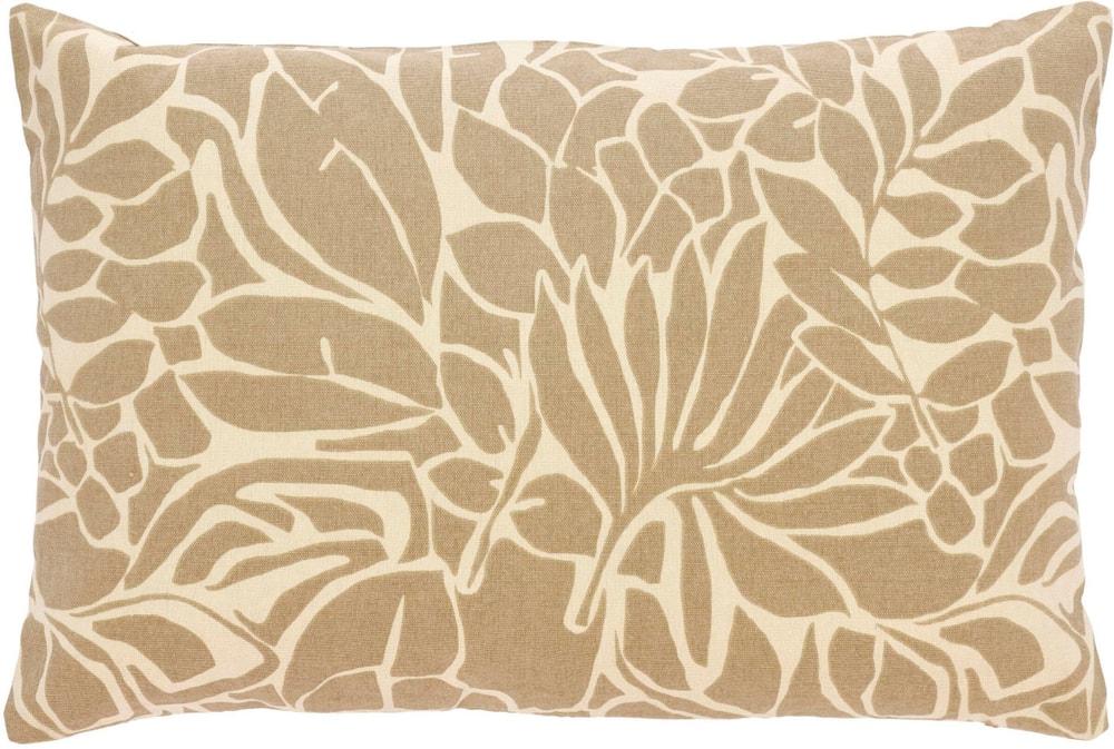 Coussin Abstract Leaves 60 cm x 40 cm, Beige Coussin Södahl 785302425092 Photo no. 1