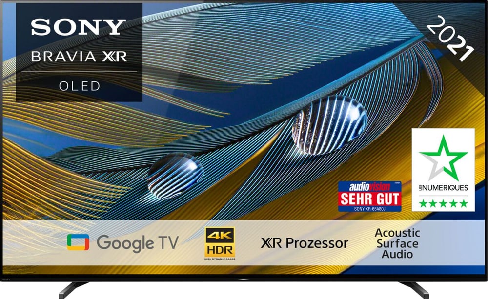 XR-65A80J (65", 4K, OLED, Android TV) TV Sony 77037930000021 Photo n°. 1