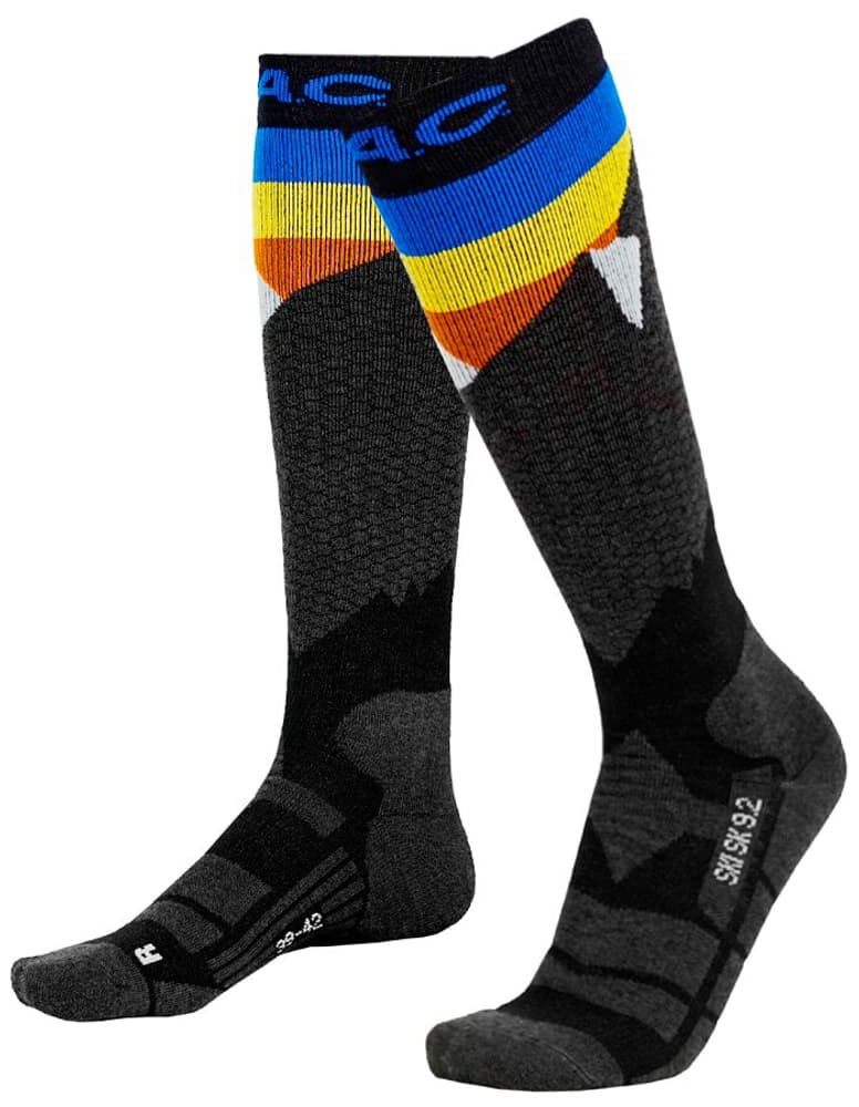 SK9.2MerinoExtraWarm Chaussettes P.A.C. 468978144786 Taille 44-47 Couleur antracite Photo no. 1