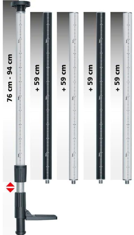 Barra di bloccaggio TelePod Plus 330 cm Distanziometro laser Laserliner 785302415583 N. figura 1