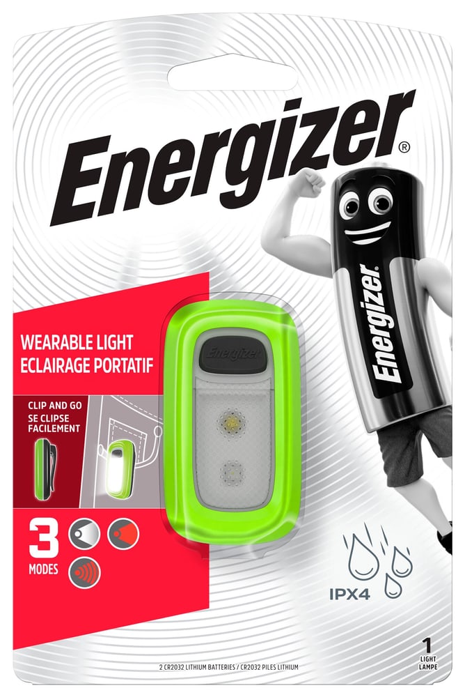 Wearable Clip Light Lampe de poche Energizer 612199200000 Photo no. 1