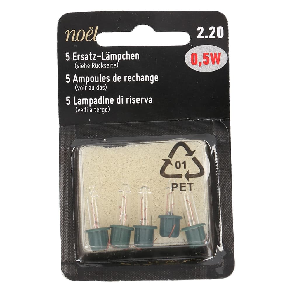 Ampoule 0.5w 5pces Noel by Ambiance 9070308056 Photo n°. 1