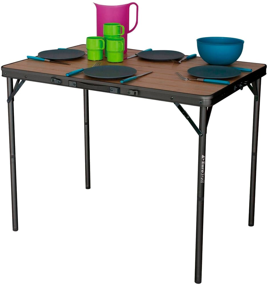 Table de camping Balazuc 90 cm x 60 cm Table de camping Eurotrail 785302441263 Photo no. 1