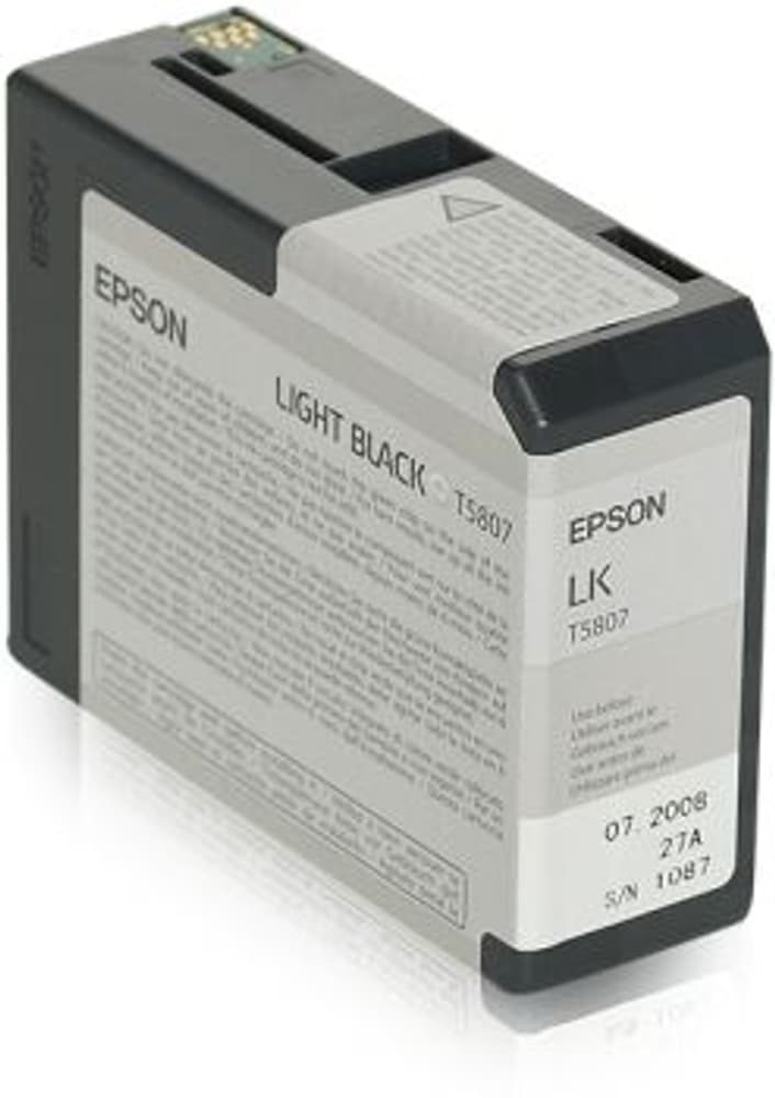 T5807 light black Cartuccia d'inchiostro Epson 798282500000 N. figura 1