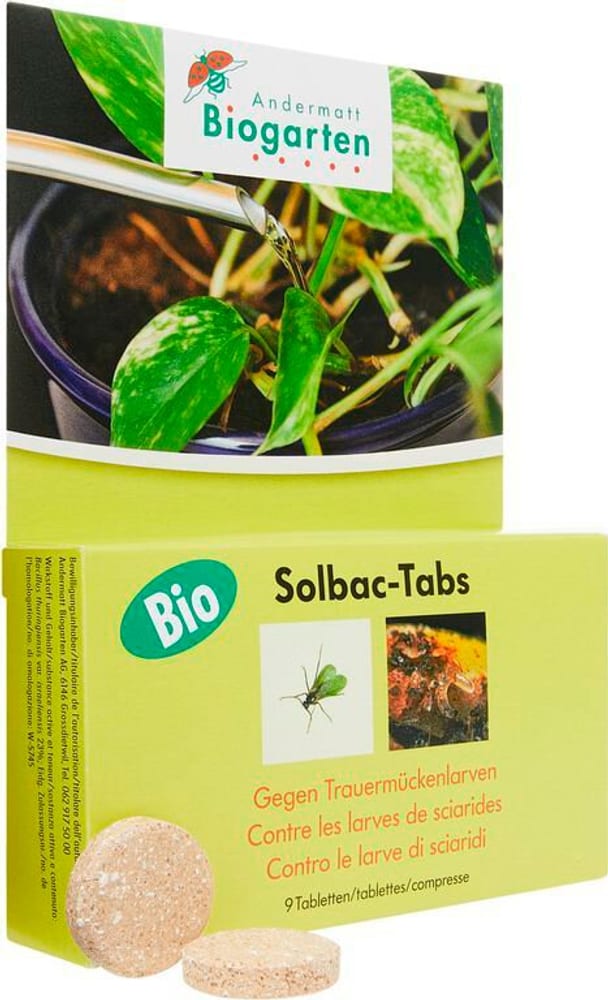 Solbac-Tabs 9 Tabletten Pflanzenschutz Andermatt Biocontrol 669700104331 Bild Nr. 1