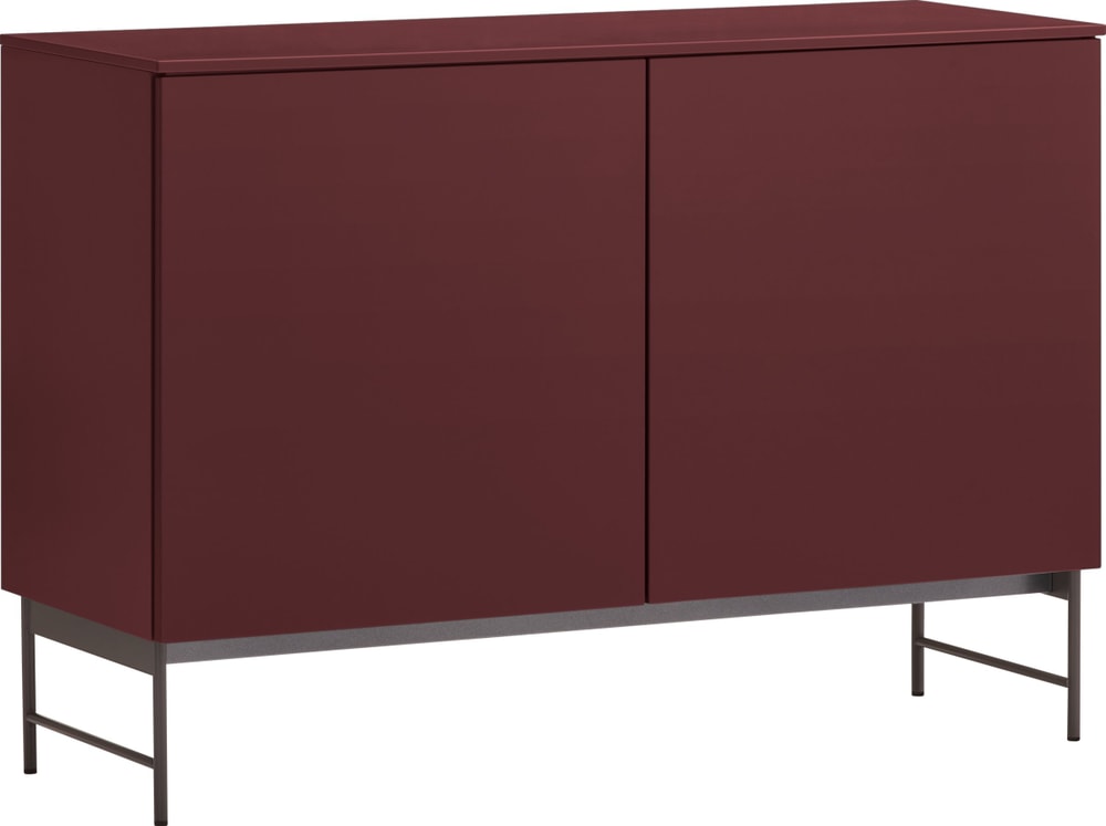 TILL Sideboard TILL Sideboard 400860400000 Dimensions L: 112.0 cm x P: 41.0 cm x H: 78.3 cm Couleur Rouge foncé Photo no. 1