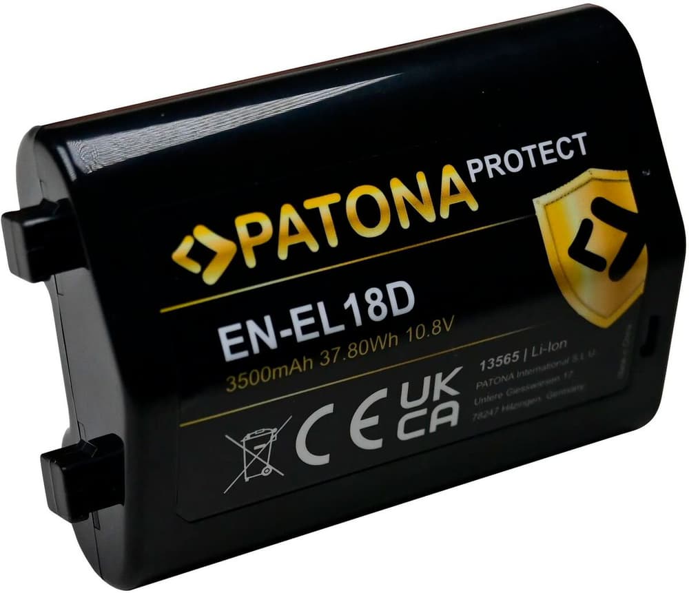 Protect Nikon EN-EL18D Batterie pour appareil photo Patona 785300181729 Photo no. 1