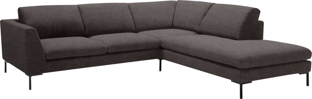 NEWTON Ecksofa NEWTON Ecksofa 405898350494 Grösse B: 262.0 cm x T: 242.0 cm x H: 80.0 cm Farbe Schwarz/Weiss Bild Nr. 1