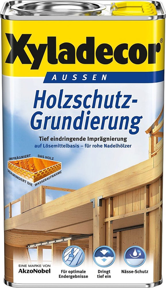 Holzschutz-Grundierung 2.5 l Holzlasur XYLADECOR 661515500000 Bild Nr. 1