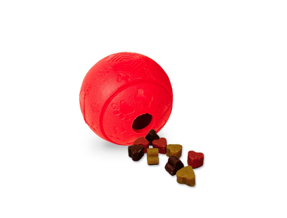 Palla da snack in gomma, 8 cm Anello da masticare Trixie 658262000000 N. figura 1