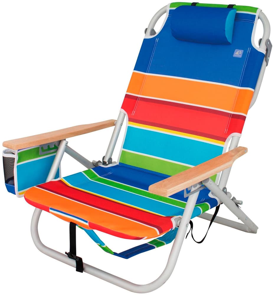 Chaise de plage Séte Multicolore Chaise longue Eurotrail 785302441254 Photo no. 1