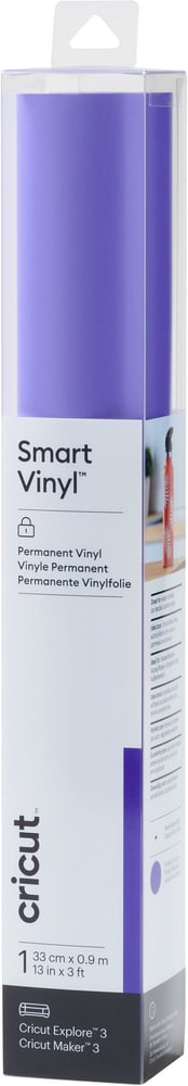 Film de vinyle Smart Matt Permanent 33 x 91 cm, Violet Matériaux pour traceurs de découpe Cricut 669606900000 Photo no. 1