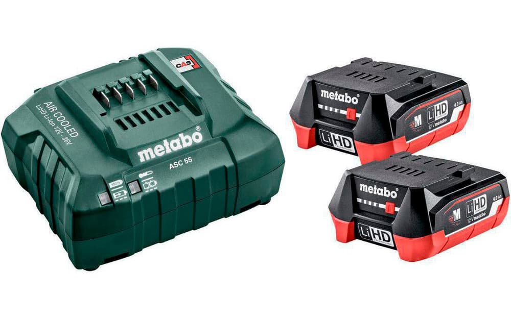 Batteria e caricabatterie 12 V - 2 x LiHD 4,0 Ah Batteria di ricambio e caricabatteria Metabo 785300173114 N. figura 1