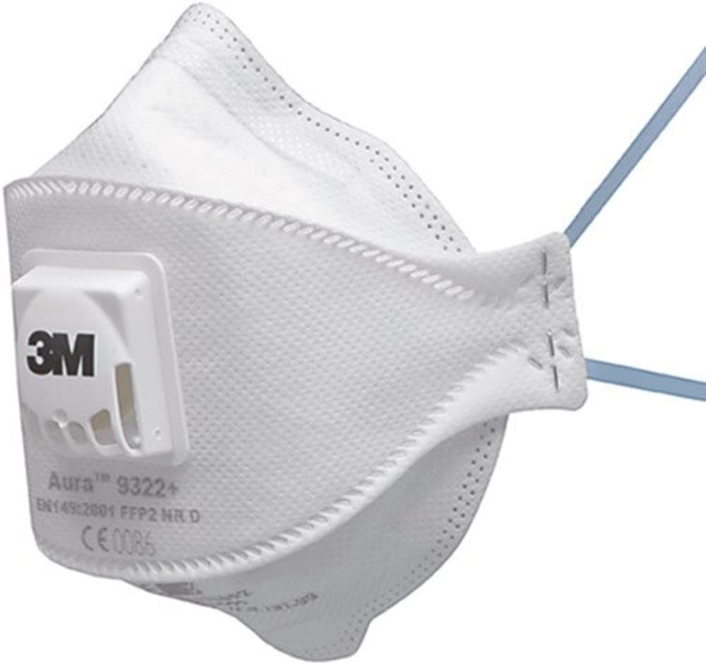 Masques de protection de la respiration 9322+ COMFORT Masque de protection respiratoire 3M 602909800000 Photo no. 1