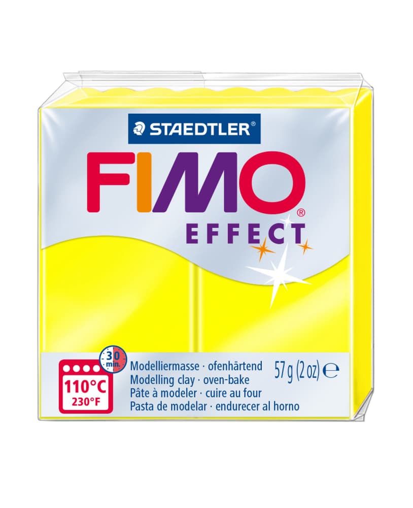 FIMO effect neon jaune Pâte polymère 667033100000 Photo no. 1