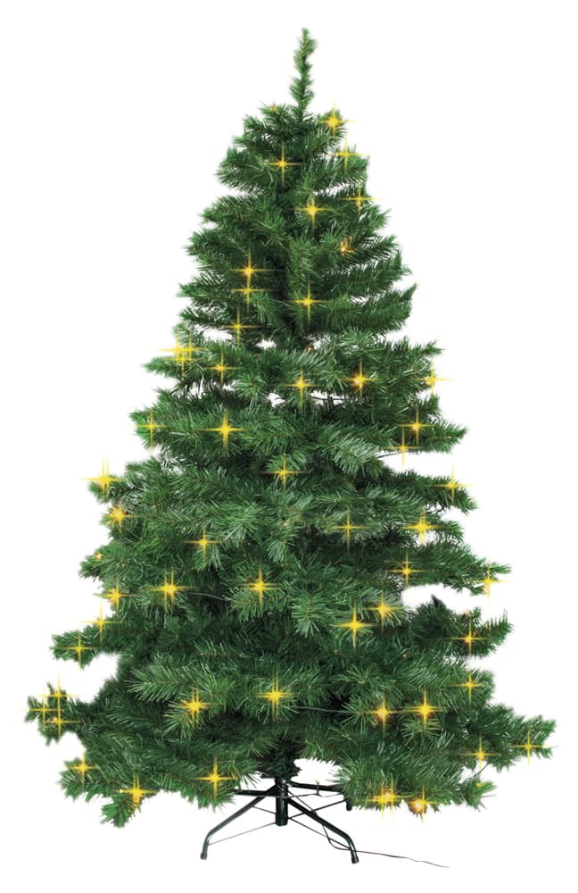 Sapin de Noël LED 150 cm Arbre artificiel Do it + Garden 612163100000 Taille H. 180.0 cm Photo no. 1