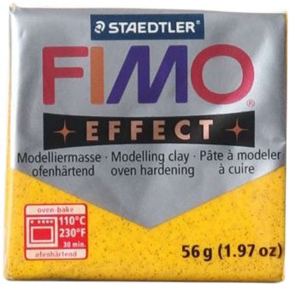 Effect Fimo Soft Pâte à modeler Fimo 664509620112 Couleur Metal Or Jaune Photo no. 1