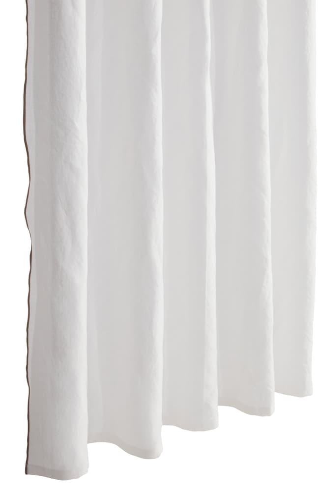 ORLANDO Rideau prêt à poser opaque 430295222410 Couleur Blanc Dimensions L: 140.0 cm x H: 270.0 cm Photo no. 1