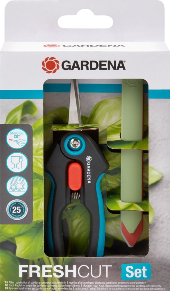 FreshCut Set con etichette di erbe Cesoia da giardino Gardena 630355400000 N. figura 1