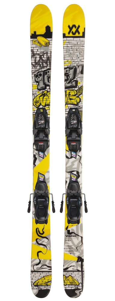 Revolt Junior Urban inkl. 7.0 VMotion Skis pour enfant avec fixations Völkl 493618712893 Couleur multicolore Longueur 128 Photo no. 1