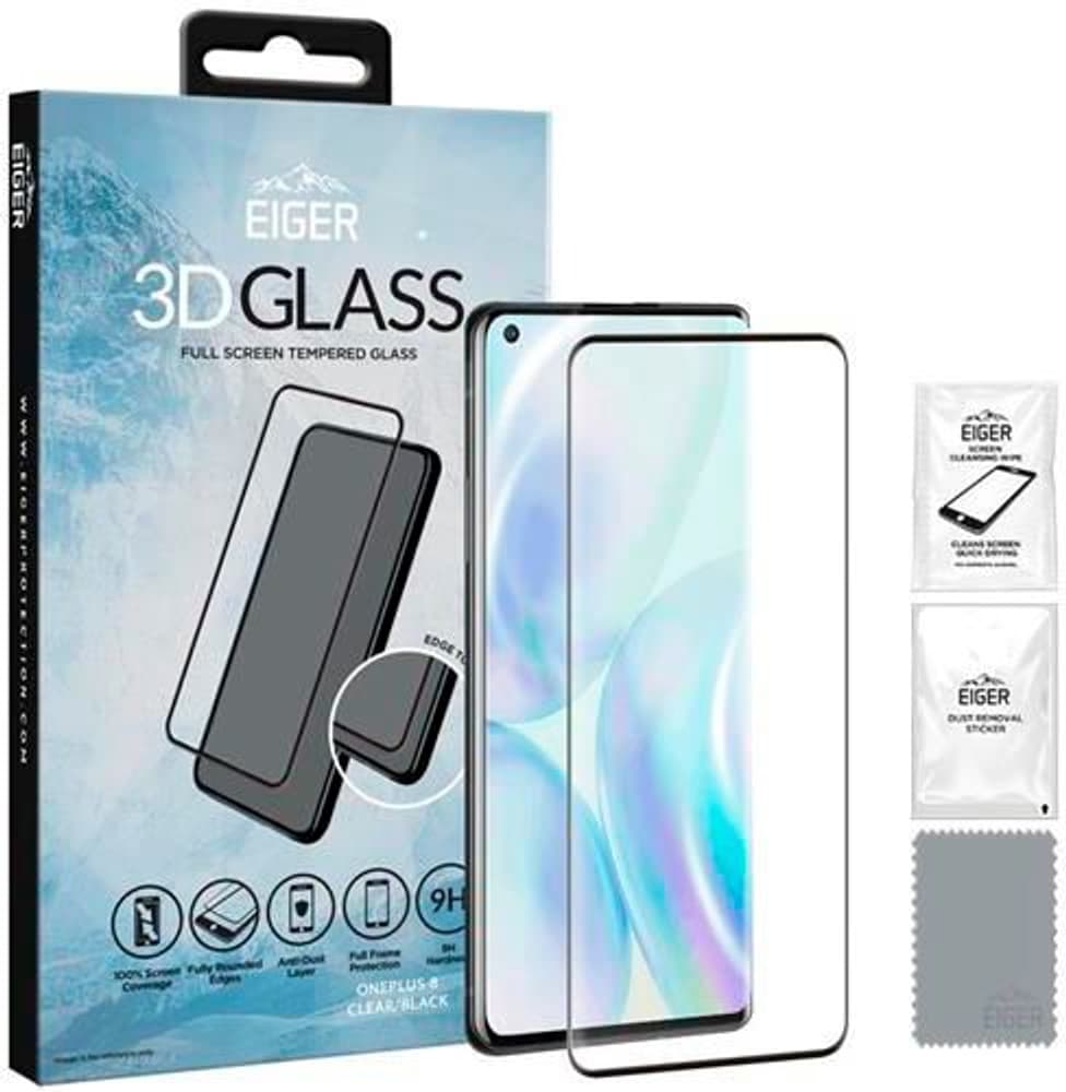 DISP-F OP8 3D-GL Protection d’écran pour smartphone Eiger 785300178374 Photo no. 1