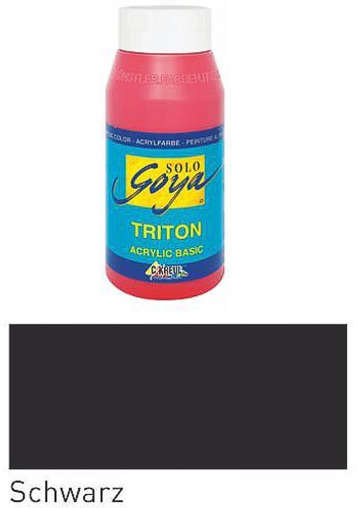 Triton 750ml Acrylfarbe C.Kreul 665488700030 Farbe schwarz Bild Nr. 1