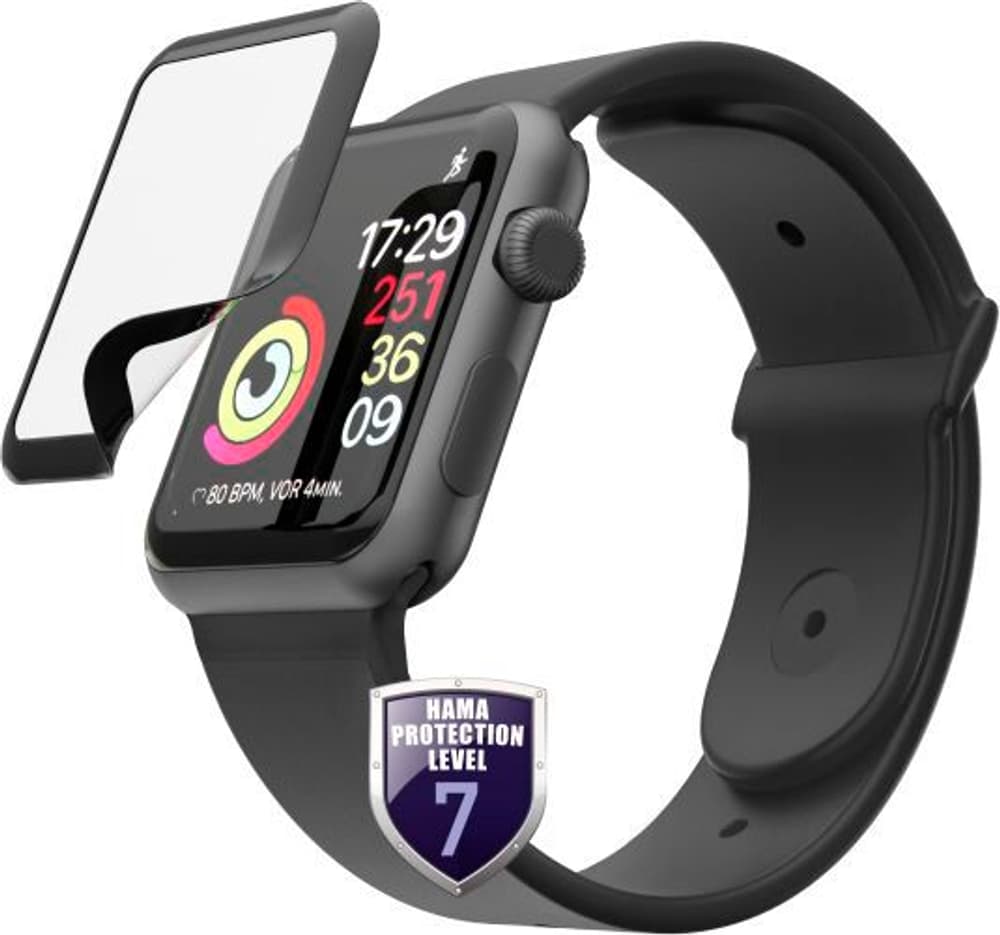 "Hiflex" pour Apple Watch 4 / 5 / 6 / SE 1. Gen / SE 2. Gen, 44 mm Protection d’écran pour montre connectée Hama 785300180530 Photo no. 1