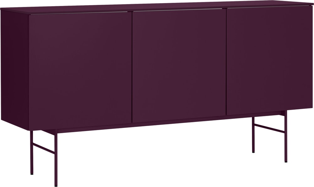 TILL Sideboard TILL Sideboard 400853400000 Grösse B: 168.0 cm x T: 41.0 cm x H: 88.8 cm Farbe Aubergine Bild Nr. 1