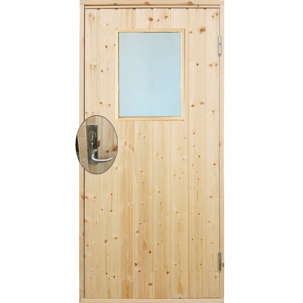 Porta d'ingresso laterale, std. con kit finestra completo RA 88,6x197,8 cm Porta PLUS 669700109178 N. figura 1