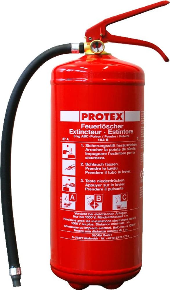PROTEX 6 kg Feuerlöscher - kaufen bei Do it + Garden Migros