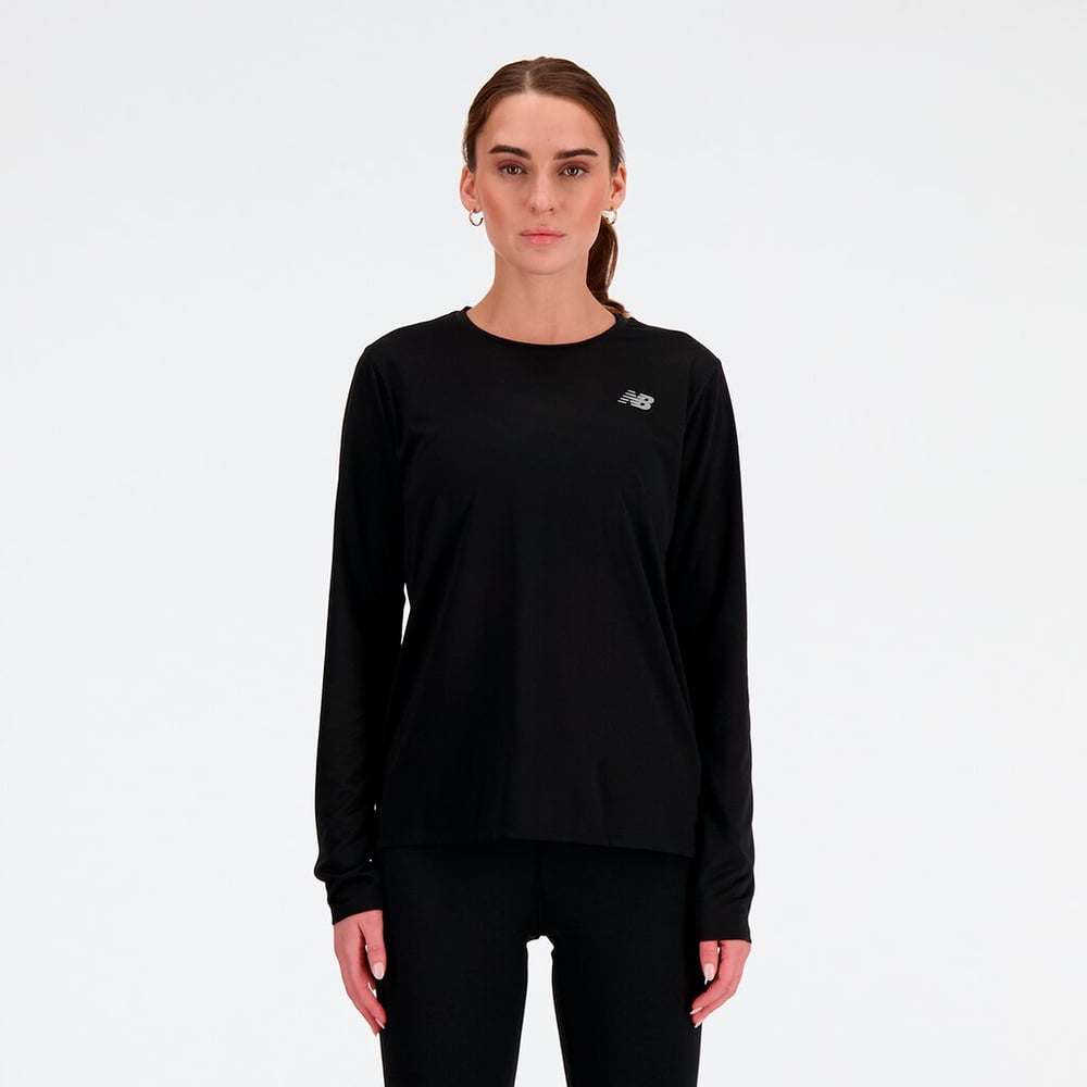 W Sport Essentials Long Sleeve Langarmshirt New Balance 474189400620 Grösse XL Farbe schwarz Bild-Nr. 1