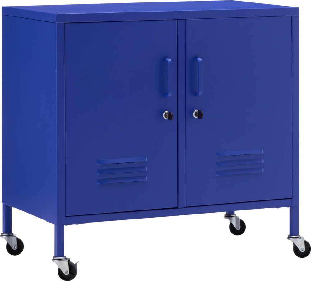 MIKO Cassettiera su rotelle 401940170040 Dimensioni L: 70.0 cm x P: 40.0 cm x A: 68.0 cm Colore Blu N. figura 1